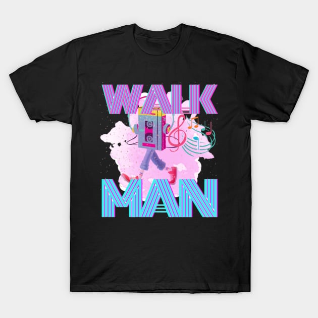 Walkman T-Shirt by Asterme